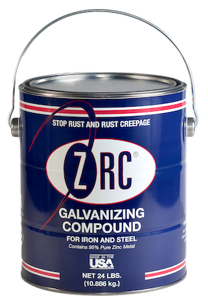 ZRC galvanizing compound for iron and steel