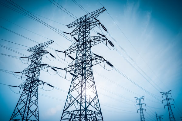 power line towers